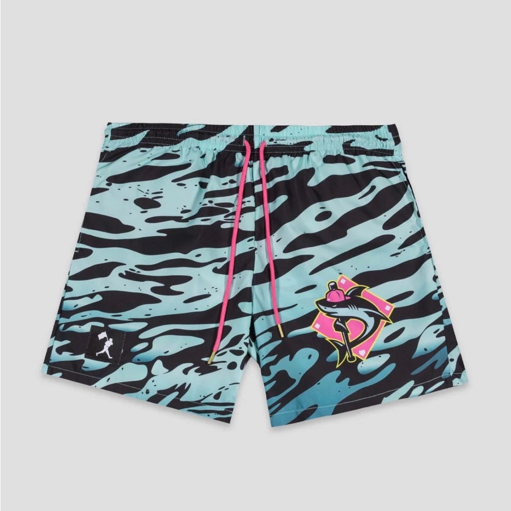 Baseballism Shark Attack Cage Trunks Men’s Size XL Inseam 7”